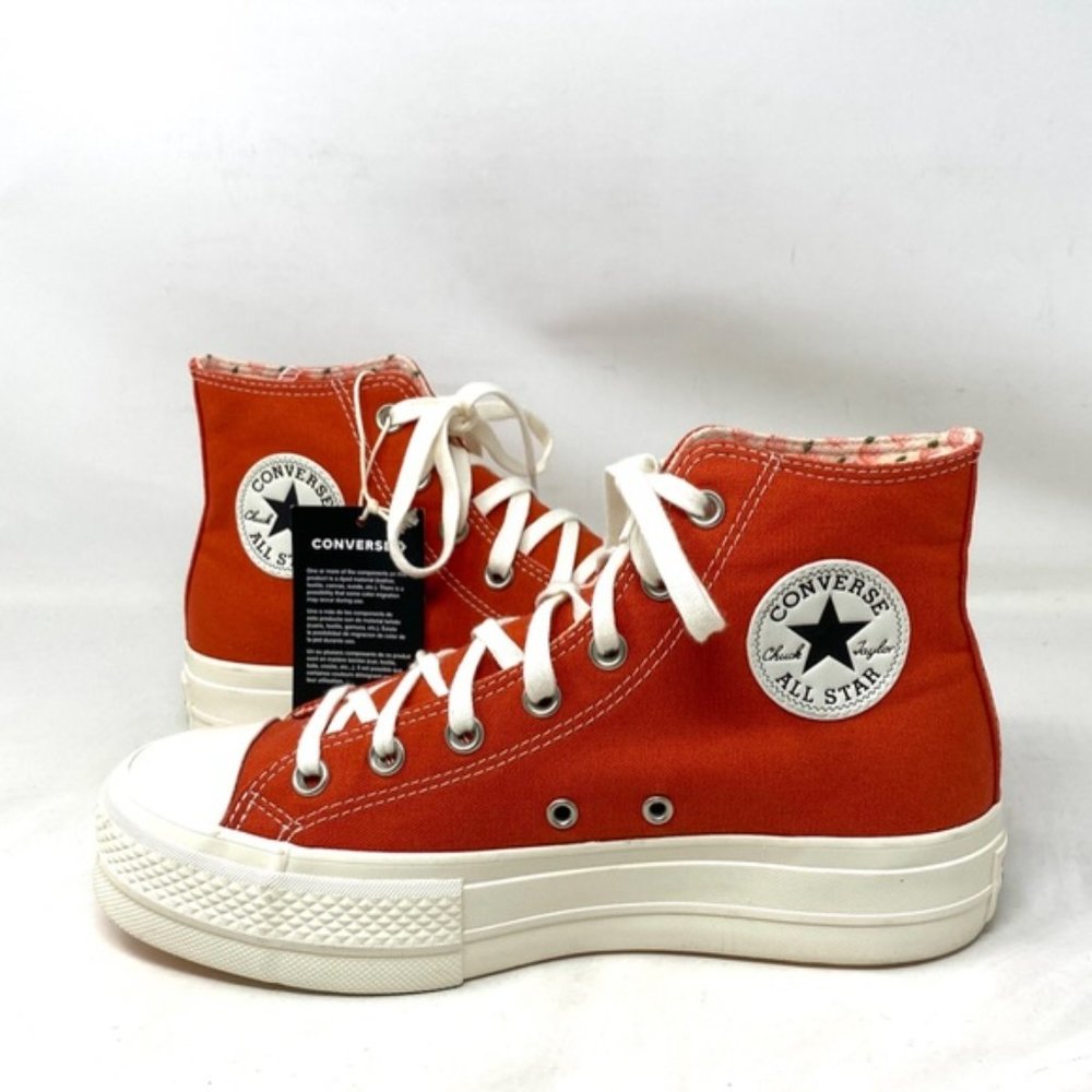 Converse Chuck Taylor Lift Platform Mantra Orange Women's Shoes Canvas A03175C - Picture 7 of 11